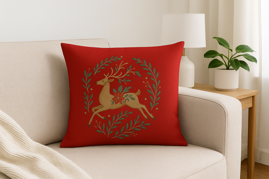 Holiday Pillow - Red